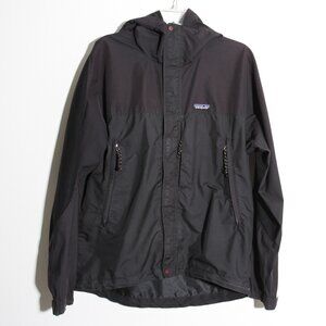 Patagonia Vintage Unisex Essenshell Jacket Full Zip Black Size Small